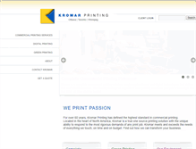 Tablet Screenshot of kromar.com